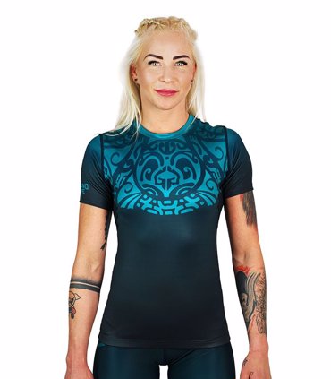 GroundGame mandala RASHGUARD-BLUE